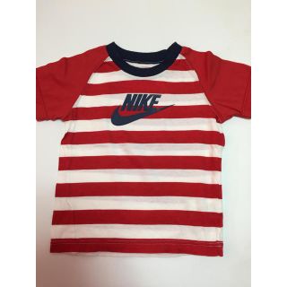 ナイキ(NIKE)の☆NIKE☆ナイキ☆ボーダー☆半袖Tシャツ☆90☆(Tシャツ/カットソー)