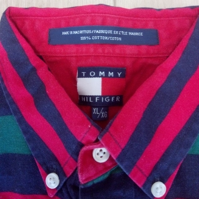 TOMMY HILFIGER(トミーヒルフィガー)の激安❢美品❢激レア品❢TOMMY HILFIGER半袖カラフル半袖シャツXL メンズのトップス(Tシャツ/カットソー(半袖/袖なし))の商品写真