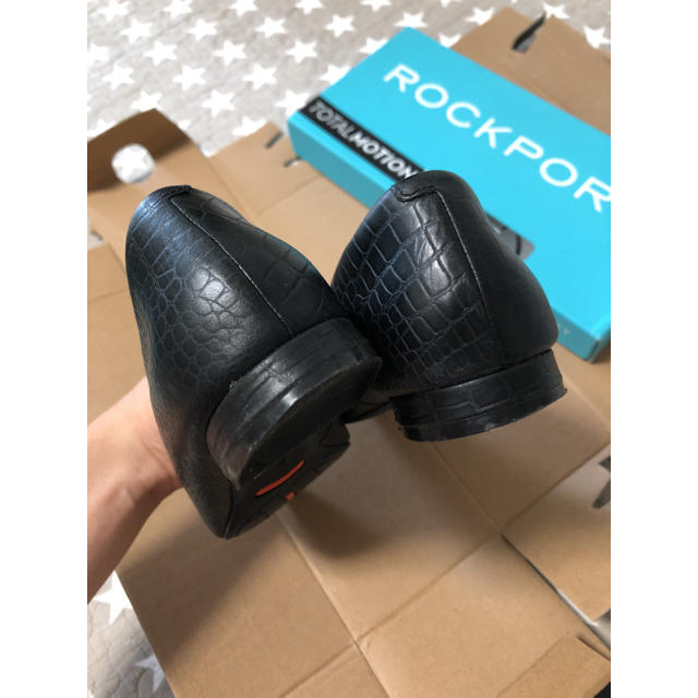 ROCKPORT adidas ポインテッドパンプス ブラック