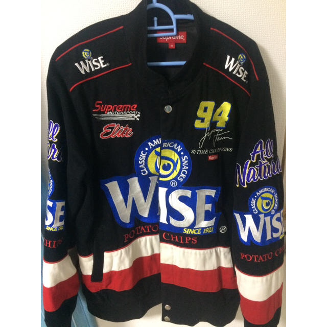 テテ着用 supreme wise コラボ racing jacket | フリマアプリ ラクマ