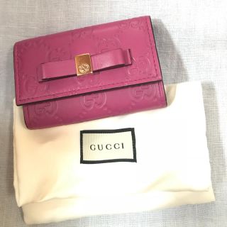 グッチ(Gucci)の新品 未使用 GUCCI グッチ ピンクキーケース(キーケース)