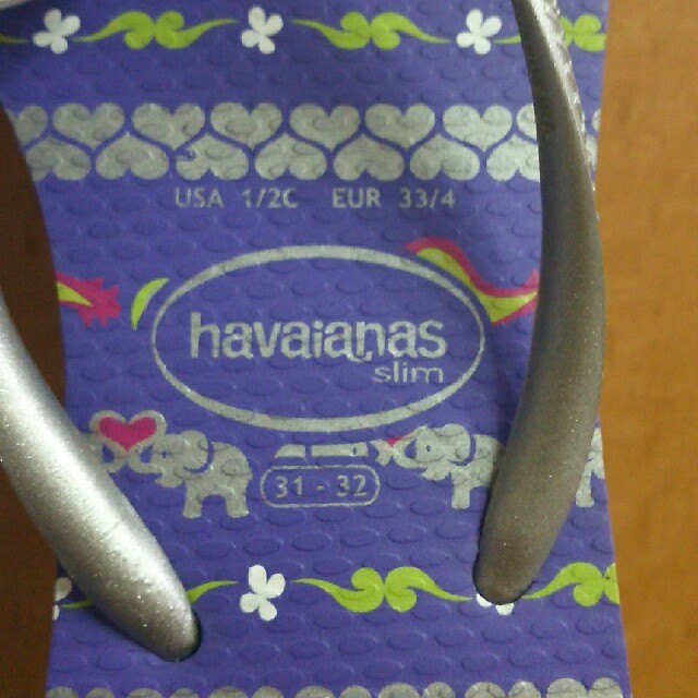 havaianas(ハワイアナス)のHavaianas★ビーチサンダル★２０～２１ｃｍ キッズ/ベビー/マタニティのキッズ靴/シューズ(15cm~)(サンダル)の商品写真