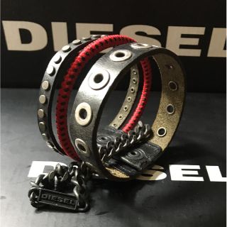 ディーゼル(DIESEL)の【ジン様専用です】DIESEL ブレスレット【未使用】(ブレスレット)