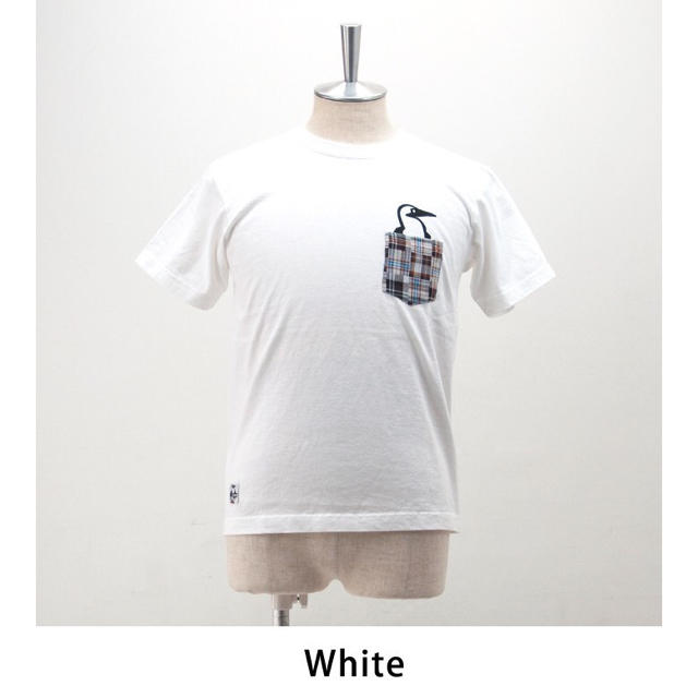 CHUMS(チャムス)のチャムス  CHUMS チェック柄 ポケット付きTシャツ   ポケT メンズのトップス(Tシャツ/カットソー(半袖/袖なし))の商品写真