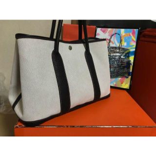 エルメス(HERMES)の美品☆エルメス☆ガーデンパーティPM☆⬜︎I☆マロン(トートバッグ)