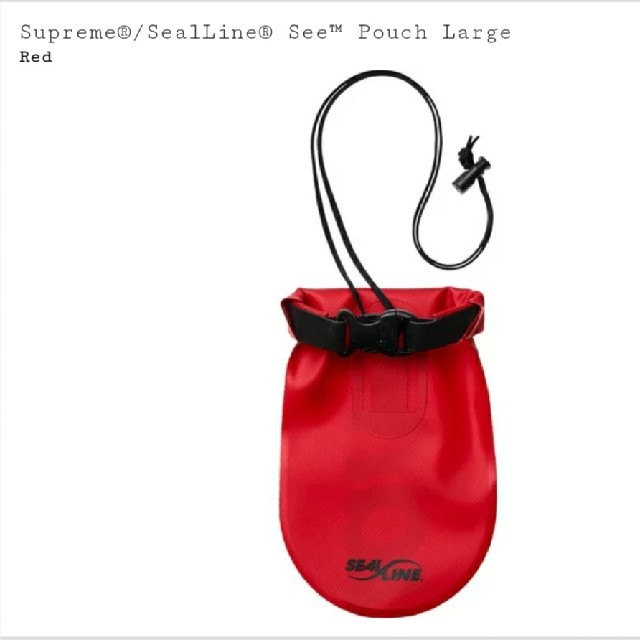Supreme SealLine See Pouch Large Red