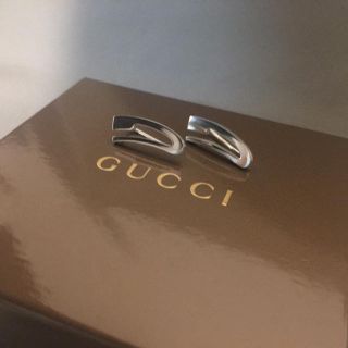 グッチ(Gucci)のGUCCI  人気  美品  Gロゴ  ピアス  シルバー925(ピアス)