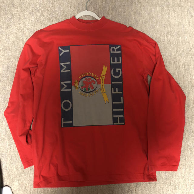 TOMMY HILFIGER - vetements tommy コラボ ロングシャツ サイズLの通販