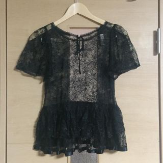 ジルスチュアート(JILLSTUART)の□美品□ジルスチュアート□レースブラウス□(シャツ/ブラウス(半袖/袖なし))