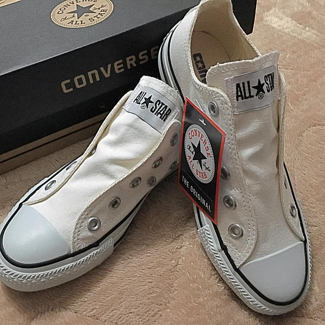 CONVERSE(コンバース)の【新品】22.5cm CONVERSE  スリッポン【未使用】 レディースの靴/シューズ(スニーカー)の商品写真