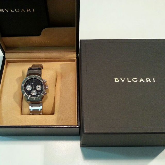 BVLGARI(ブルガリ)のブルガリブルガリ　クロノグラフ　自動巻き時計 メンズの時計(その他)の商品写真