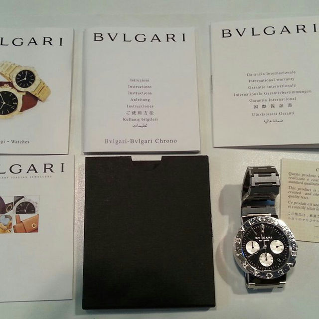 BVLGARI(ブルガリ)のブルガリブルガリ　クロノグラフ　自動巻き時計 メンズの時計(その他)の商品写真