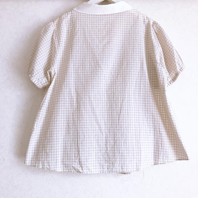 franche lippee(フランシュリッペ)のフランシュリッペ ＊チェック 半袖ブラウス FL5 レディースのトップス(シャツ/ブラウス(半袖/袖なし))の商品写真