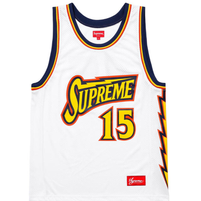 supreme 18ss bolt basketball jerseyトップス