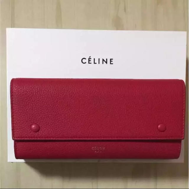 celine(セリーヌ)の激レアピンク♡セリーヌ CELINE 長財布 ♡ レディースのファッション小物(財布)の商品写真