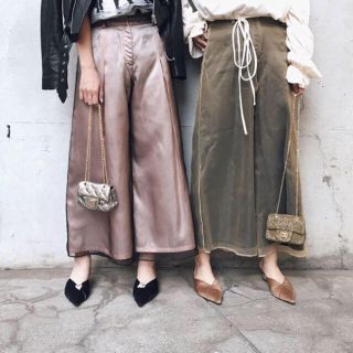 アメリヴィンテージ(Ameri VINTAGE)のShine pants ameri vintage(カジュアルパンツ)