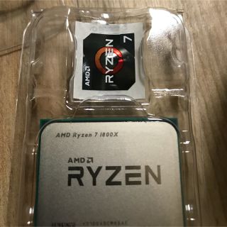 AMD Ryzen 7 1800X バルク品　動作確認済み(PCパーツ)