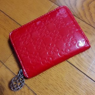 コーチ(COACH)のCOACH  エナメル レッド  COACH財布(財布)