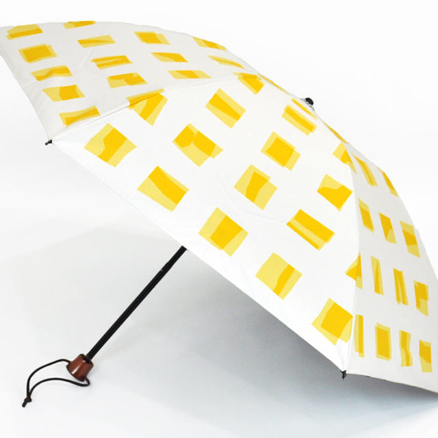 サンバリア 日傘 キューブ イエロー レディースのファッション小物(傘)の商品写真