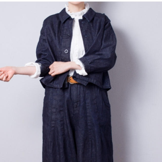 nest Robe(ネストローブ)のネストローブ ジージャン 完売 レディースのジャケット/アウター(Gジャン/デニムジャケット)の商品写真