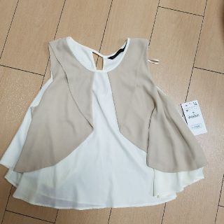 ザラ(ZARA)のZARA　ノースリーブブラウス(シャツ/ブラウス(半袖/袖なし))