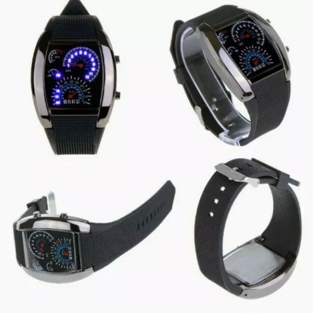 スピードメーターデザイン腕時計 メンズの時計(腕時計(デジタル))の商品写真