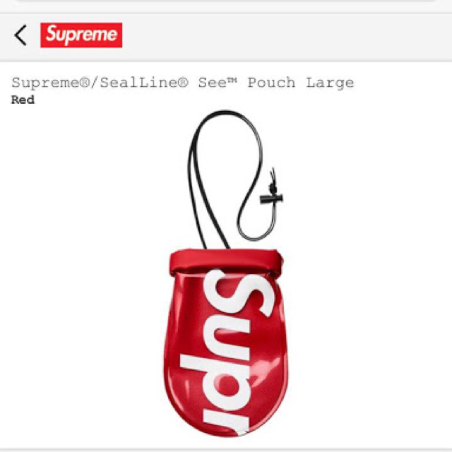 Supreme(シュプリーム)のSupreme Lサイズポーチ メンズのバッグ(ボディーバッグ)の商品写真