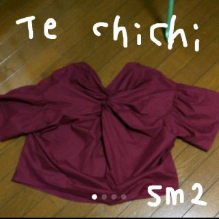 テチチ(Techichi)のTe chichiテチチ背中シワッとボリュームブラウス(シャツ/ブラウス(半袖/袖なし))