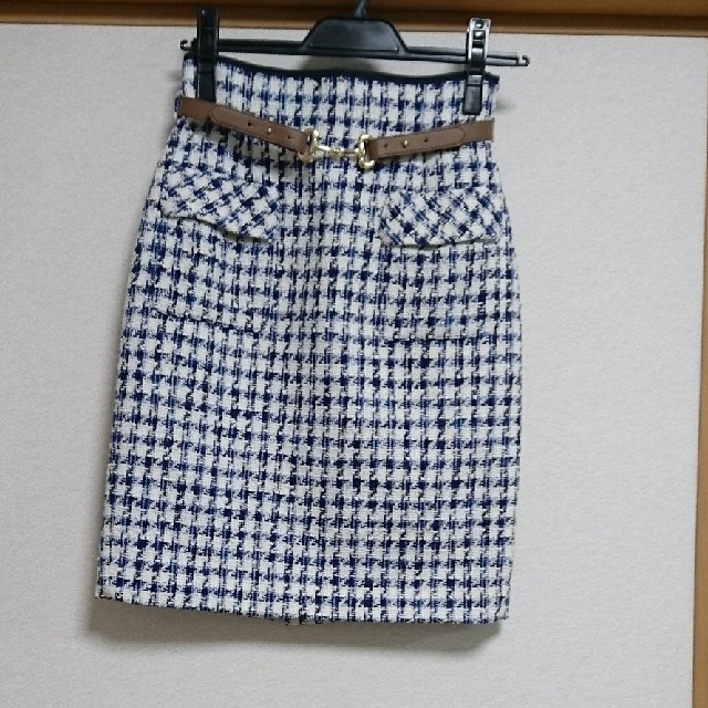 【お値下げ】アプワイザーリッシェ☆2017チェックツィードスカート