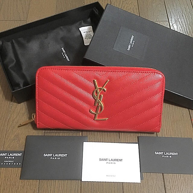 本格派ま! Saint Laurent - 新品 サンローラン 長財布 国内正規品