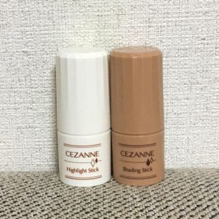 セザンヌケショウヒン(CEZANNE（セザンヌ化粧品）)の数回使用 セザンヌ ハイライト＆シェーディングスティック(フェイスカラー)