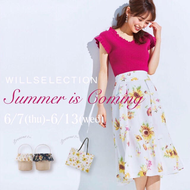 WILLSELECTION(ウィルセレクション)のWILLSELECTION ウィルセレクション 限定❣️籠バッグ&ショュパー レディースのバッグ(かごバッグ/ストローバッグ)の商品写真