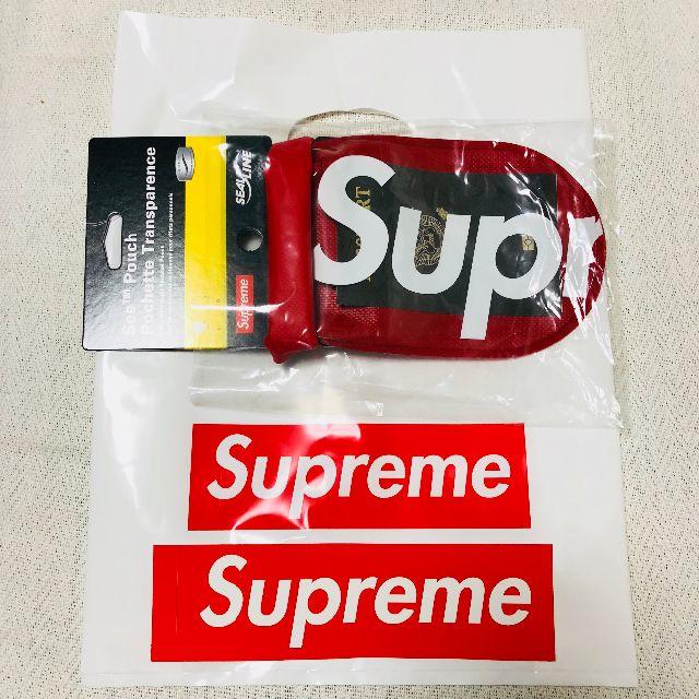 込 Supreme ポーチ L 赤 Pouch 新品