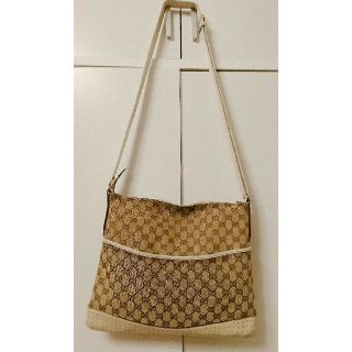 グッチ(Gucci)のGUCCI◆GG柄キャンバス斜めがけショルダーバッグ(ショルダーバッグ)