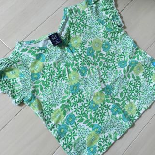 ベビーギャップ(babyGAP)のゆいか様専用☆ベビーギャップ グリーンＴシャツ 80cm&水色キュロット(Ｔシャツ)