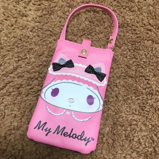 サンリオ(サンリオ)の❤︎新品未使用❤︎Ｍy Ｍelody❤︎スマホ ポーチ❤︎(モバイルケース/カバー)