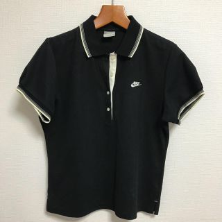 ナイキ(NIKE)のナイキ★黒白ポロシャツ L(ポロシャツ)