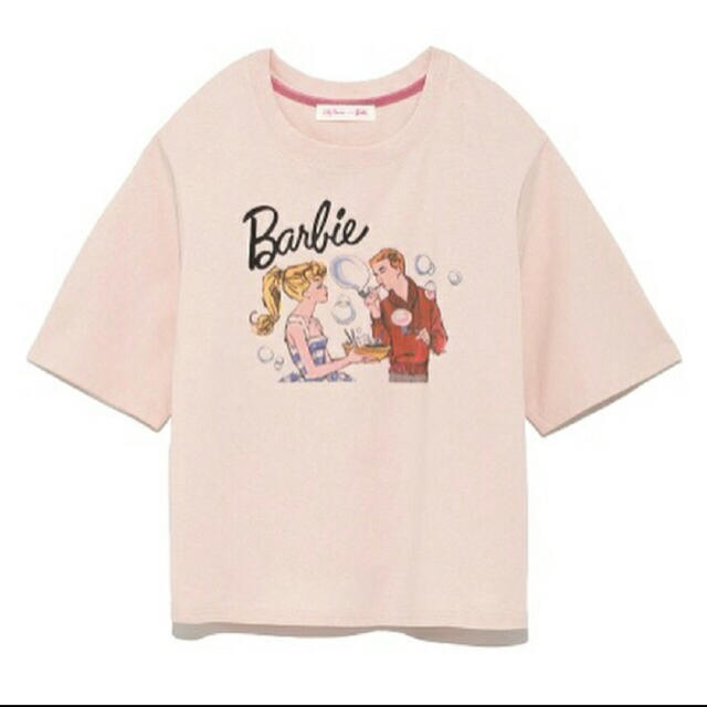 Lily Brown(リリーブラウン)のBarbieTシャツPINK♡ レディースのトップス(Tシャツ(半袖/袖なし))の商品写真