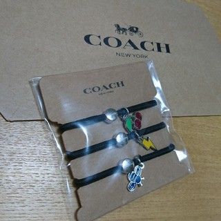 コーチ(COACH)の新品⭐ COACH ⭐ コーチ ヘアゴム 3本セット ⭐(ヘアゴム/シュシュ)