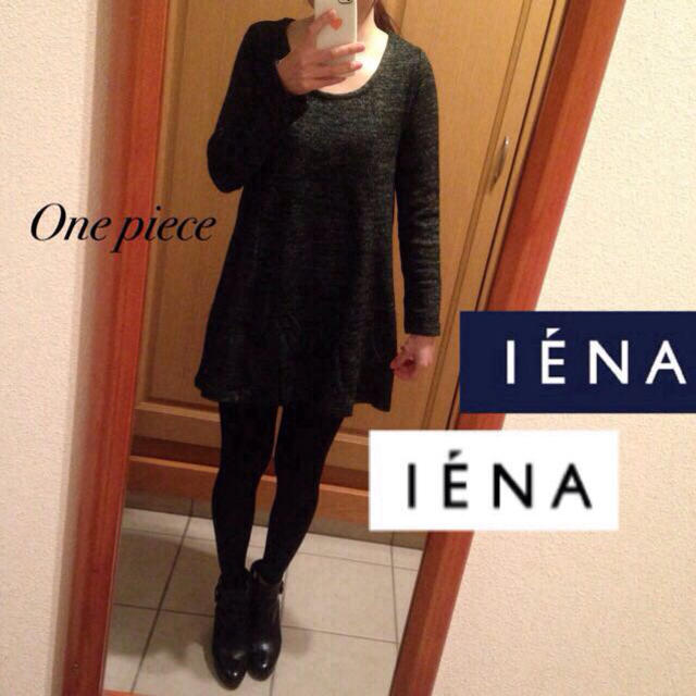 IENA(イエナ)の新品 ニットフレアワンピ✨イエナ レディースのワンピース(ミニワンピース)の商品写真