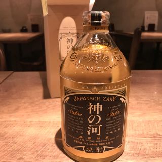 焼酎の種類麦焼酎神の河ブラック6本 - 焼酎