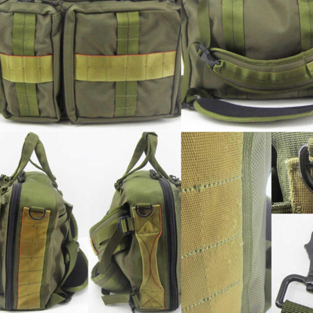 BEAMS - ブリーフィング×BEAMS PLUS/別注 “3WAY BAG”KAHKIカーキ BEAMS - ブリーフィング×BEAMS PLUS/別注 “3WAY BAG”KAHKIカーキ