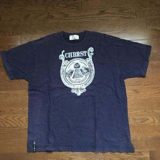 紺色 Tシャツ  XXL(Tシャツ/カットソー(半袖/袖なし))