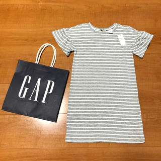 ベビーギャップ(babyGAP)の新品 新作 baby gap 110cm  女の子 半袖 ワンピース 送料込み(ワンピース)