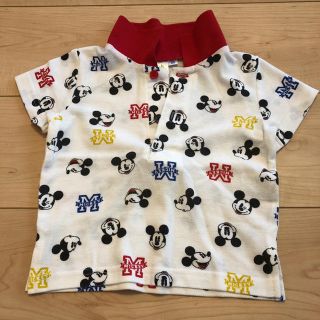 ディズニー(Disney)のミッキー 半袖ポロシャツ(Ｔシャツ)