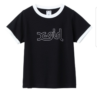 エックスガール(X-girl)のエックスガール　RINGER S/S TEE　サイズ2(Tシャツ(半袖/袖なし))
