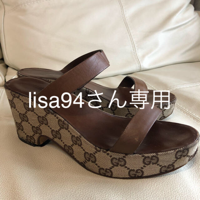 Gucci(グッチ)の【 lisa94さん専用 】GUCCI グッチ サンダル レディースの靴/シューズ(サンダル)の商品写真