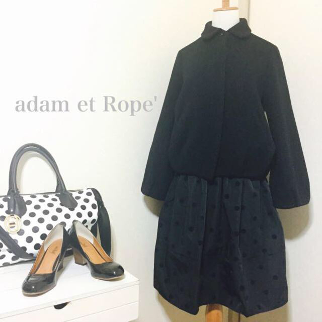 Adam et Rope'(アダムエロぺ)のアダムエロペ ショートコート レディースのジャケット/アウター(ピーコート)の商品写真