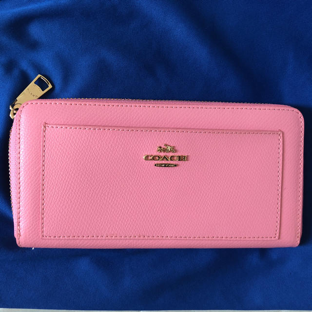 【新品未使用】COACH 長財布 レディース ピンク