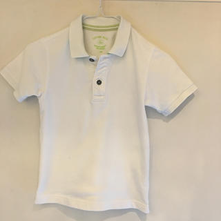 ユニクロ(UNIQLO)の白 ポロシャツ 120(Tシャツ/カットソー)